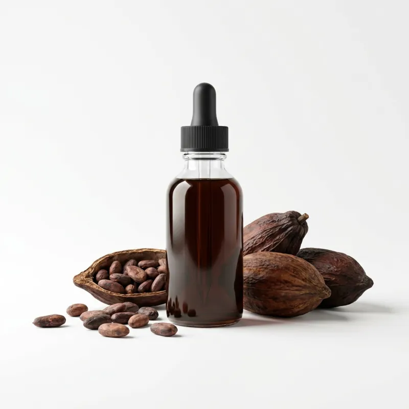 Aceite corporal y capilar de chocolate — envase para maquila marca propia