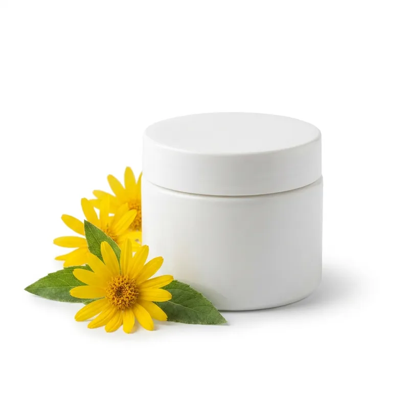 Crema hidratante de árnica — envase para maquila marca propia