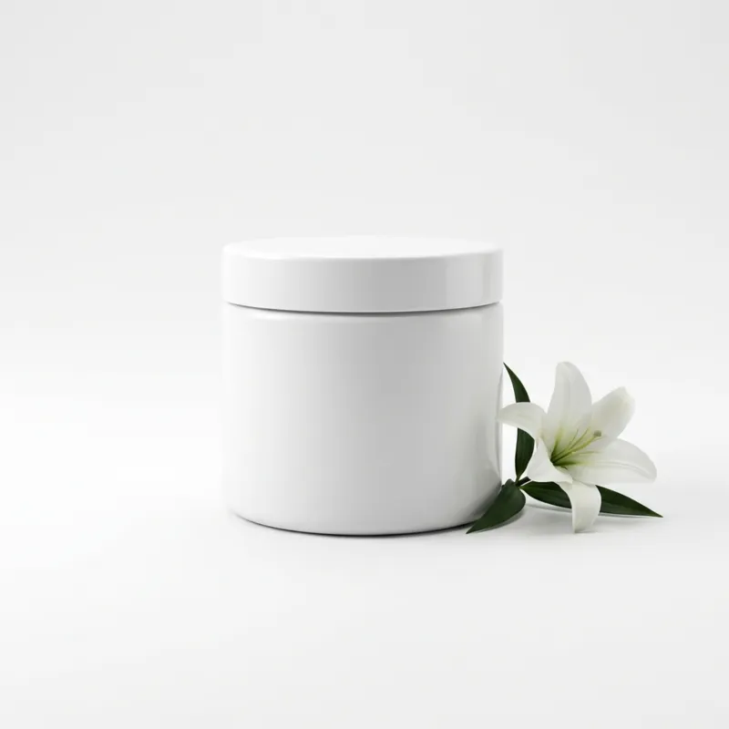 Crema hidratante de azucena — envase para maquila marca propia