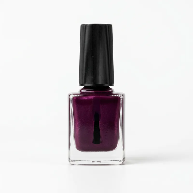 Esmalte de uñas Ciruela Velvet — envase para maquila marca propia