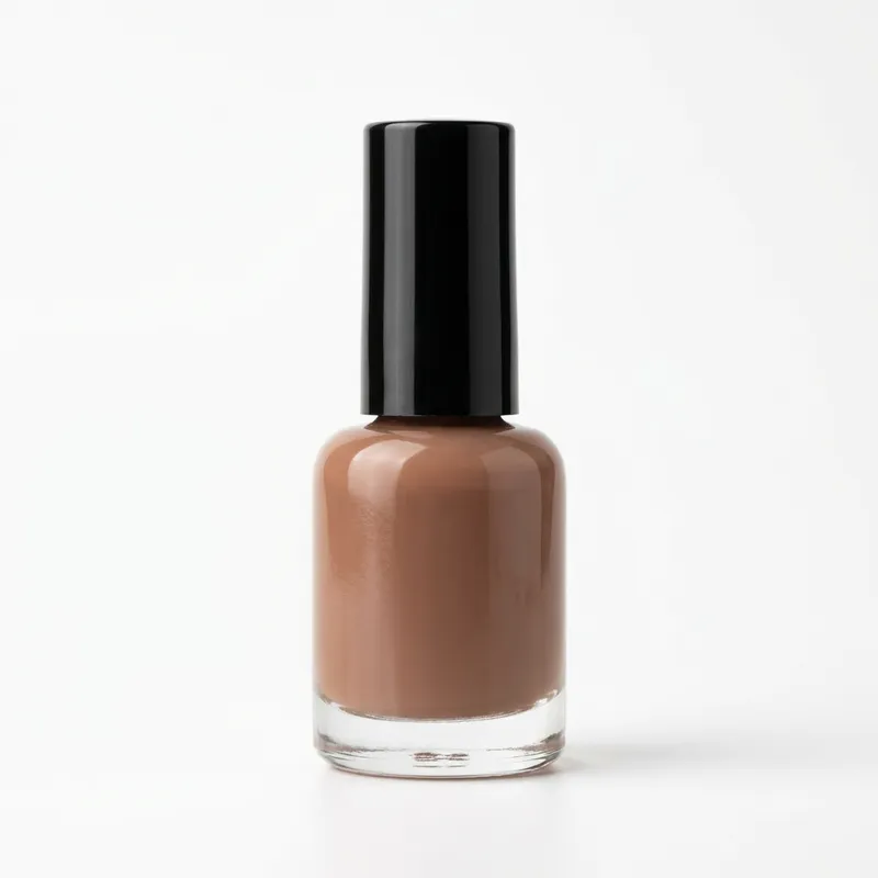 Esmalte de uñas Moka Nude — envase para maquila marca propia